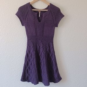 Free People Purple Knit Dress